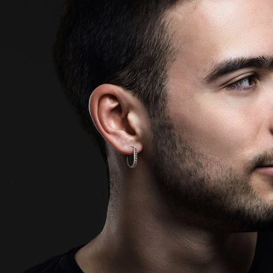 Brinco Style Runes - Aço Inoxidável