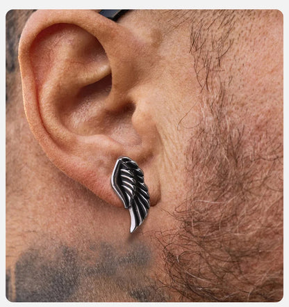 Brinco Angel's Wing - Aço Inoxidável