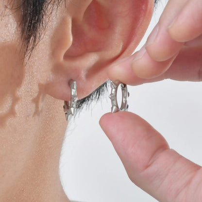 Argola Spike - Aço Inoxidável