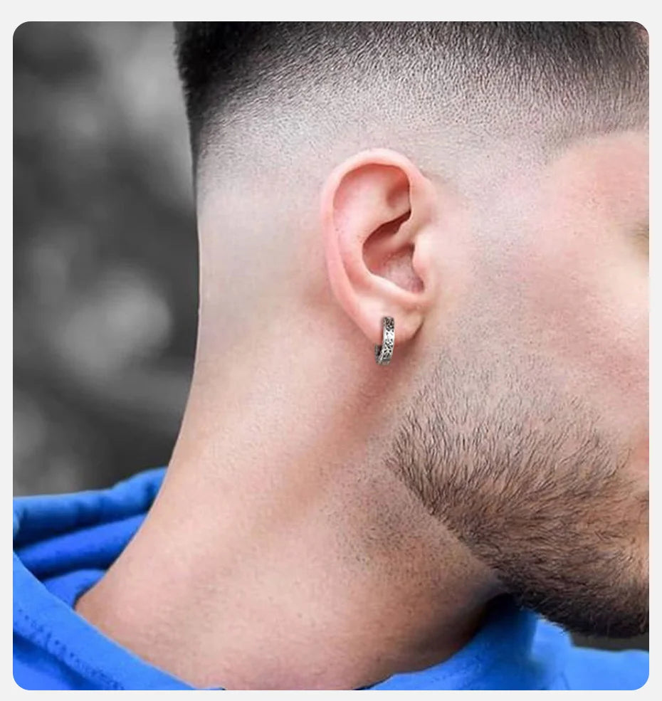 Brinco Argola Vortex - Aço Inoxidável