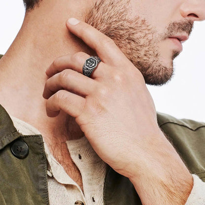 Anel Tridente - Aço Inoxidável