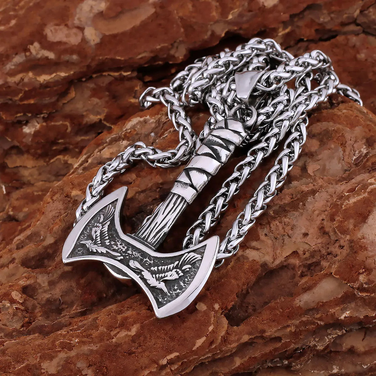 Colar Machado Viking - Aço Inoxidável