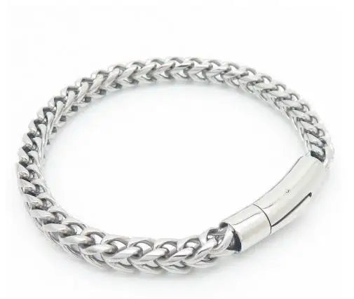 Pulseira Classic Chain + Caixa de Madeira