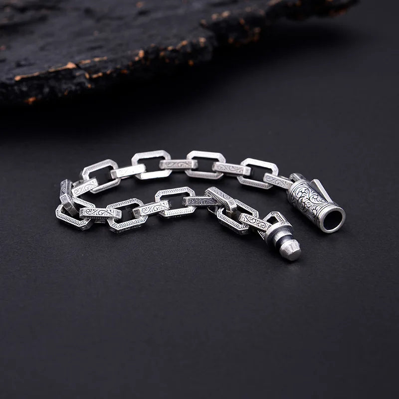 Pulseira Elos Viking - Aço Inoxidável