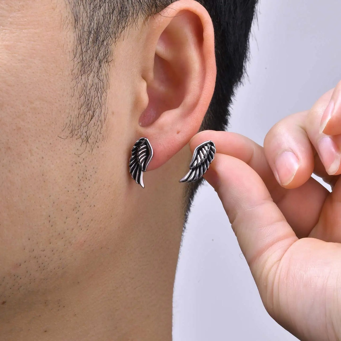 Brinco Angel's Wing - Aço Inoxidável