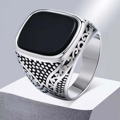 Anel Onyx - Aço Inoxidável