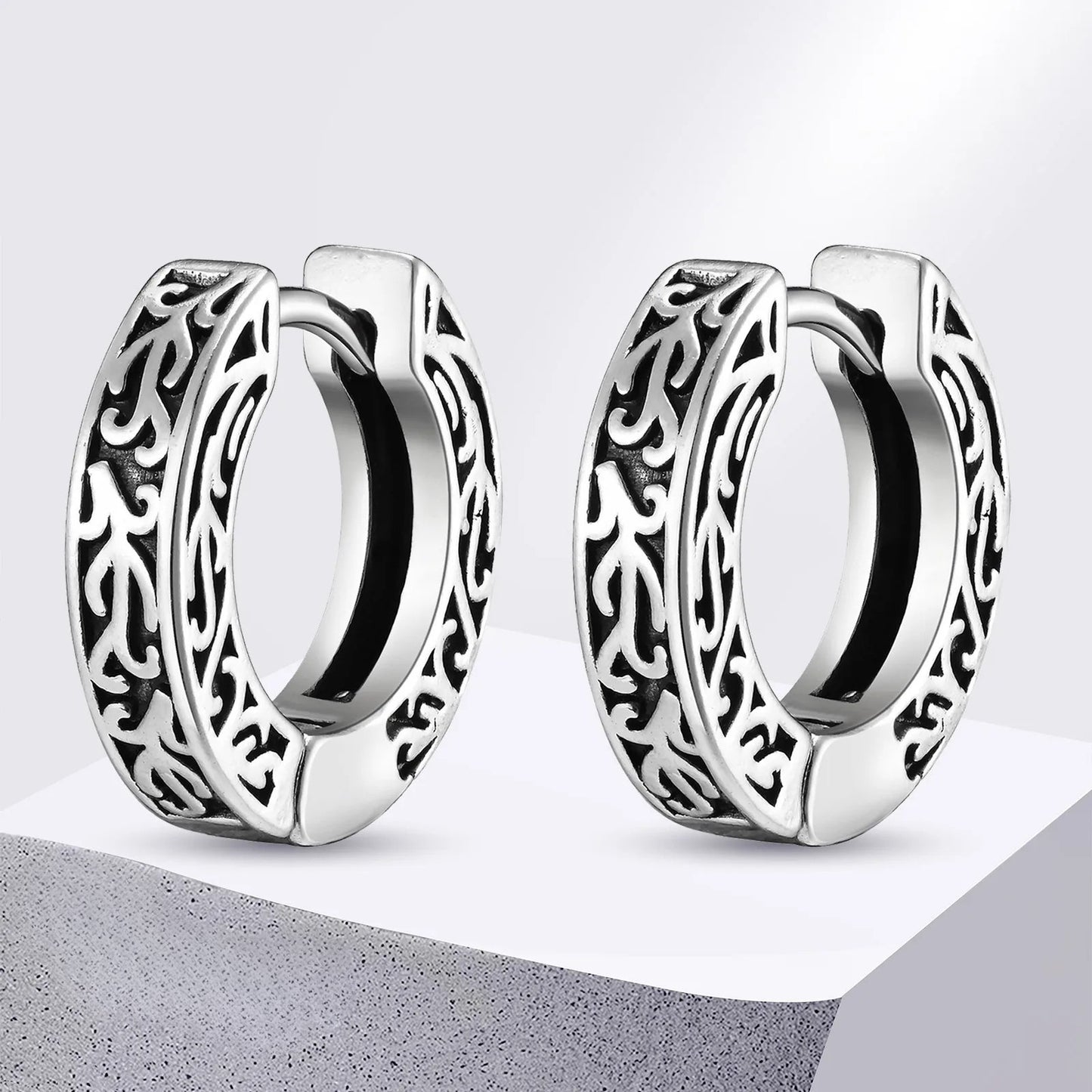 Brinco Argola Vortex - Aço Inoxidável