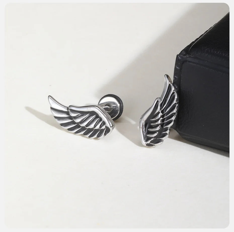 Brinco Angel's Wing - Aço Inoxidável