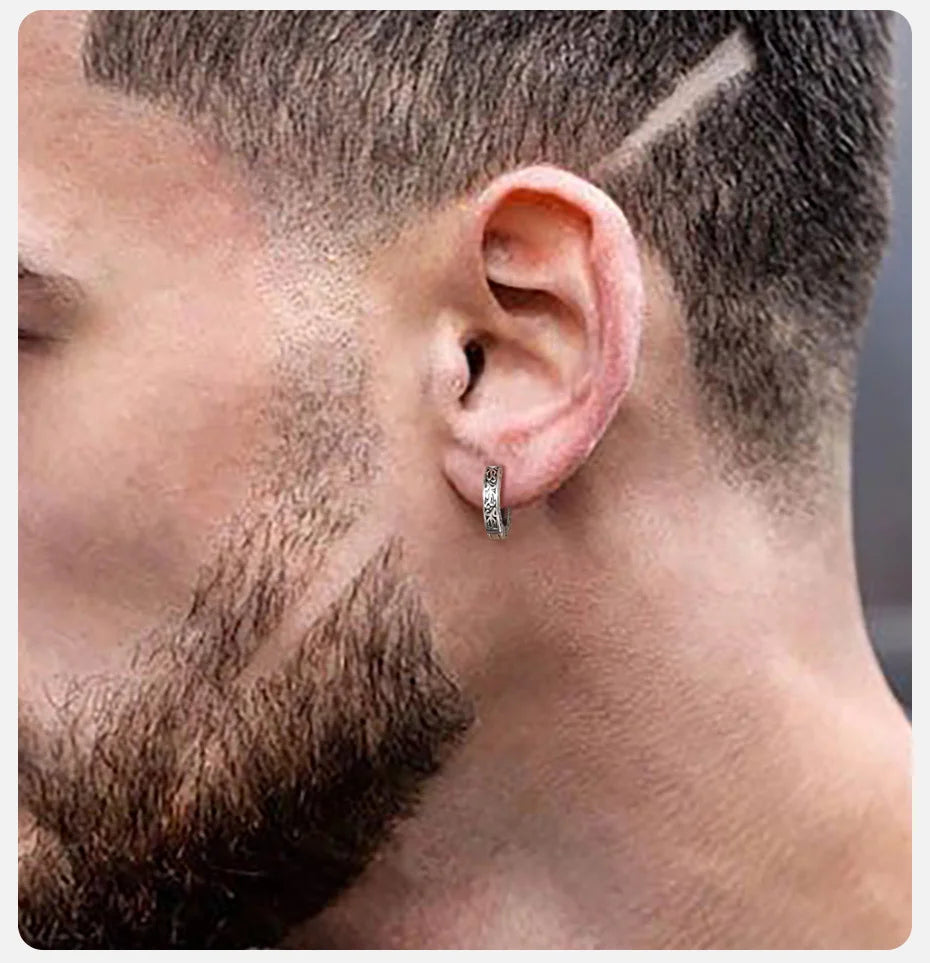 Brinco Argola Vortex - Aço Inoxidável