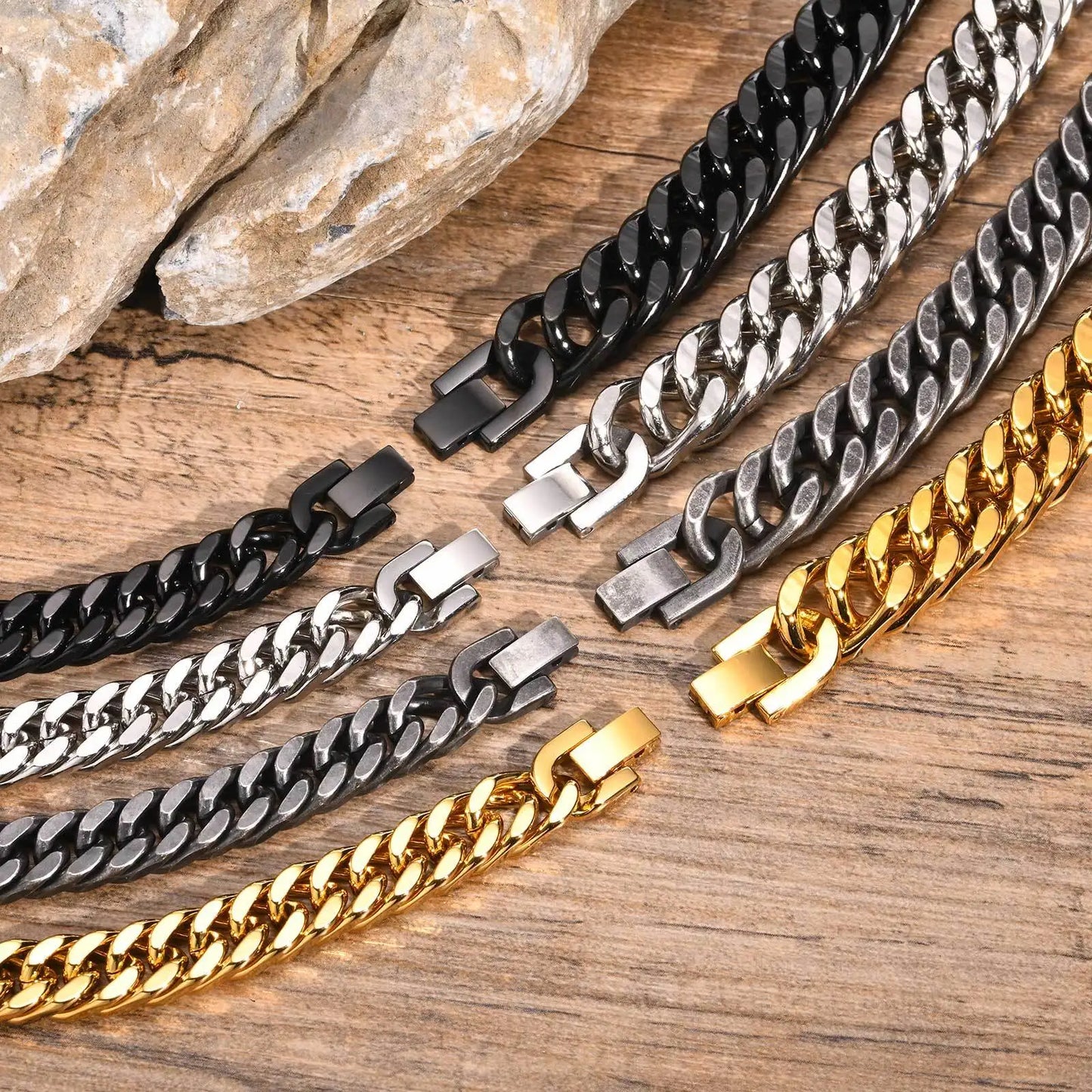 Pulseira Antique Metal - Aço Inoxidável