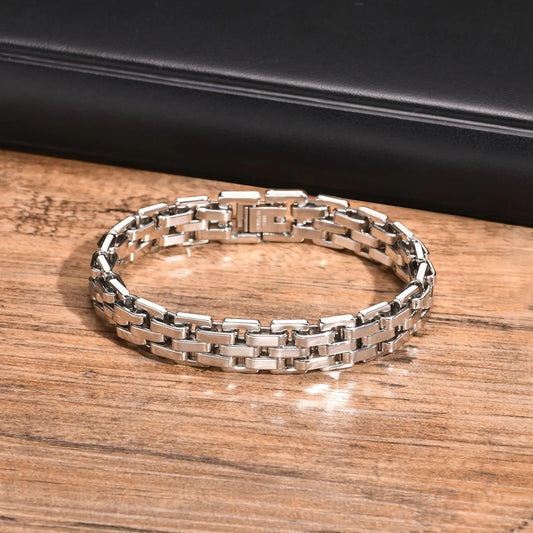 Pulseira Bold Silver - Aço Inoxidável