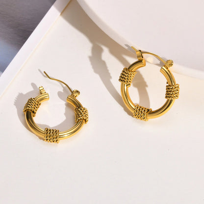 Brinco Bali Hoop - Aço Inoxidável